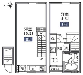 グランエッグス三鷹の物件間取画像